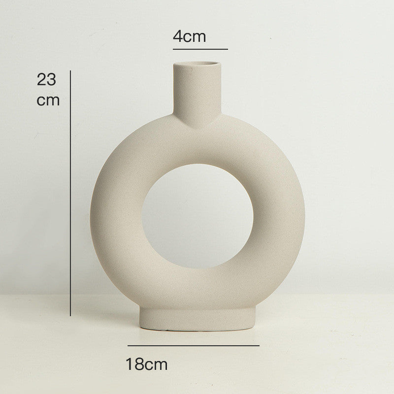 Runde Keramik Vase