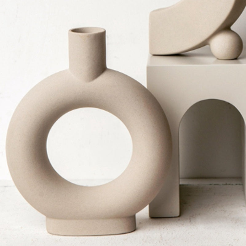 Runde Keramik Vase