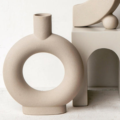 Runde Keramik Vase
