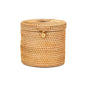 Aufbewahrungsbox aus Rattan