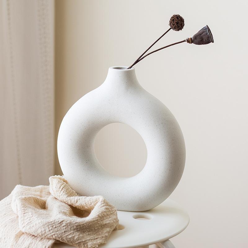 Runde Keramik Vase