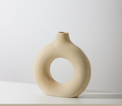 Runde Keramik Vase