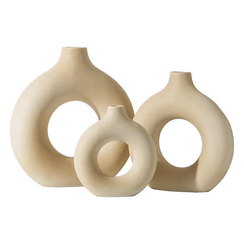 Runde Keramik Vase